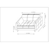 Atelier Del Sofa sofa dvosed polya light grey | ePonuda.com