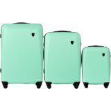 PLOVER, Set od 3 ABS+ kofera (L,M,S) SVIJETLO ZELENA | shoptok.hr