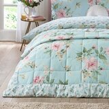 Catherine Lansfield Modro prešito pregrinjalo 220x230 cm Avebury Floral – | Shoptok.si
