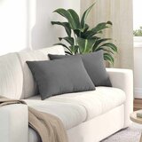  Jastučići za sofu 2 pcs Tamno siva 60 x 40 cm tkanina | shoptok.hr