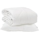 Pokrivač za sve sezone s jastukom 2 pcs Bijelo Mikrovlakna | Eponuda.com