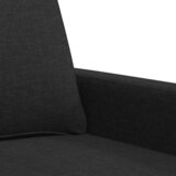  Dvosjed od tkanine crni 120 cm | Eponuda.com