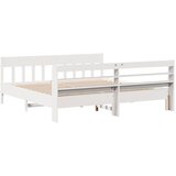  Okvir kreveta bez madraca bijeli 180x200 cm od masivne borovine | shoptok.hr