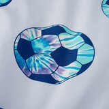 Catherine Lansfield Vijolična/turkizna otroška posteljnina za zakonsko posteljo 200x200 cm Tie Dye Football – | Shoptok.si