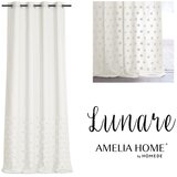  Curtain LUNARE color creamy embroidered theme boho eyelets veil 140x250 ameliahome | shoptok.hr