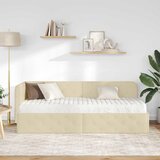  Kutni okvir kreveta Krema 80 x 200 cm tkanina | shoptok.hr
