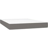  Box spring s madracem LED tamnosivi 140x190 cm tkanina | shoptok.hr