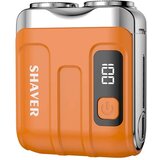 INF MINI Električni Brivnik z Digitalnim Zaslonom - Prenosni Potovalni Brivnik Orange, (5000287160) | Shoptok.si