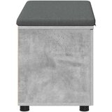  Klupa za hodnik s jastukom Betonski sivi 80 x 38 x 46 cm | shoptok.hr