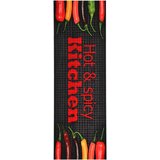 Maison Chic Kuhinjska Preproga, Rug pralna z napisom Hot & Spicy 60x300 cm, (22121831) | Shoptok.si