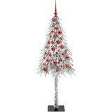 Božićno drvce s 150 LED svjetlima Bijelo 150 cm PE i čelik | shoptok.hr