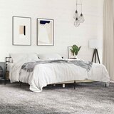  Okvir za krevet boja hrasta 180x200cm konstruirano drvo i metal | shoptok.hr