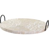 Chic Antique Pladenj z rezbarijami - 1 k. Cene