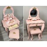  Drveni toaletni stolić pink | shoptok.hr
