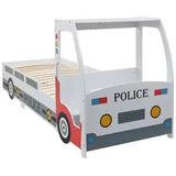 Otroška postelja z mizo policijski avtomobil 90x200 cm