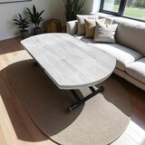 Hanah home Proširivi trpezarijski sto, Beli Cene