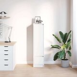 vidaXL Visoka ploča bijela 29,5x34x119,5 cm izrađeno drvo | shoptok.hr