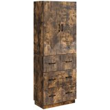 vidaXL Set ormara 2 kom. 66 x 34 5 x 87 cm Konstruirano drvo - Dimljeni hrast Cijene