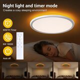 MOSSCO 2x 29 cm LED stropna luč z daljincem | Shoptok.si