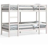 vidaXL krevet na kat bijeli 80 x 200 cm od masivne borovine | shoptok.hr