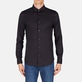 Armani Exchange Srajca 'Tessuto' črna Cene