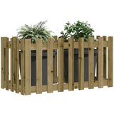 vidaXL Povišena vrtna gredica 100x50x70 cm impregnirana borovina | shoptok.hr