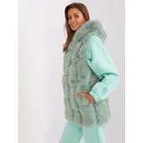 Wool Fashion Italia Vest-AT-KZ-2379.96P-Pistachio | Shoptok.si
