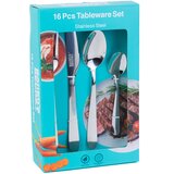 BAKERS SECRET 16-delni jedilni set iz nerjavečega jekla - 4 vilice, 4 noži, 4 žlice, 4 čajne žličke | Shoptok.si