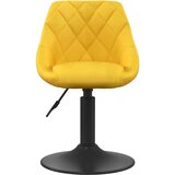  Vrtljivi jedilni stoli 2 kosa gorčično rumen žamet | Shoptok.si
