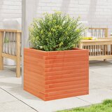  Vrtna sadilica voštano smeđe boje 50x50x45,5 cm od borovine | shoptok.hr