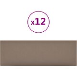  Zidna uzglavlja 12 pcs Boja cappuccina 90 x 30 cm tkanina | Eponuda.com