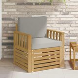  2 Komad Set vanjskih sofa Poliester Bijela i svijetlosiva | shoptok.hr