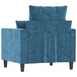  Fotelj moder 60 cm žamet | Shoptok.si