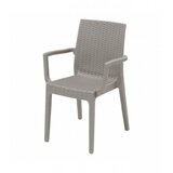 ARETA Stolica DAFNE 55x54x85cm PVC smeđa | Eponuda.ba