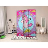Artgeist PARAVAN 135/172/3 cm pink, svetlo modra Slike