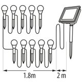  LED RGB solarna svetiljka 10xLED/1,2V 300 mAh IP44 crna | Eponuda.com