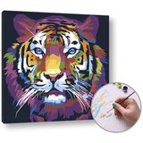  Slikanje po številkah TIGER - Level Starter (set za slikanje) | Shoptok.si