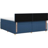  Boxspring krevet s madracem Plava 200 x 200 cm Tkanina | shoptok.hr