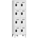 Wolf Omara s predelki z zaklepanjem, višina predelka 450 mm, VxŠxG 1850 x 600 x 500 mm, širina razdelka 300 mm, barva korpusa / vrat svetlo siva / sve | Shoptok.si