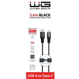 Winner Group - USB kabl USB-C / USB-A 60W 2m crni | Eponuda.com