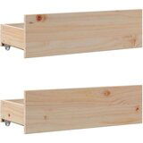 vidaXL Posteljni okvir brez vzmetnice s predali 140x190 cm borovina | Shoptok.si