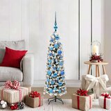 vidaXL Umestno božično drevo Zelena 120 cm PVC in Jeklo in Plastika | Shoptok.si