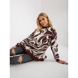 FANCY Sweatshirt-FA-BL-8293.37P-dark brown | Shoptok.si