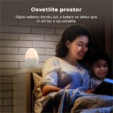 VAVA Nočna LED lučka VA-HP008, roza | Shoptok.si
