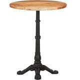 Bistro stolić Ø 60 x 76 cm od masivnog bagremovog drva | shoptok.hr