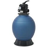  Bazenski peščeni filter s 6-pozicijskim ventilom moder 460 mm Cene