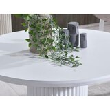 Hanah home silva - white white dining table & chairs set (4 pieces) | ePonuda.com