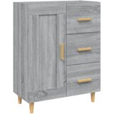 Maison Chic Komoda - Predalnik siva sonoma 69,5x34x90 cm konstruiran les, (21717211) Cene