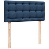 Krevet s oprugama i madracem plavi 100 x 200 cm od tkanine | shoptok.hr