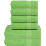  Set ručnika FROGN od 6 dijelova jabukasto zelene boje 360 g/m² | shoptok.hr